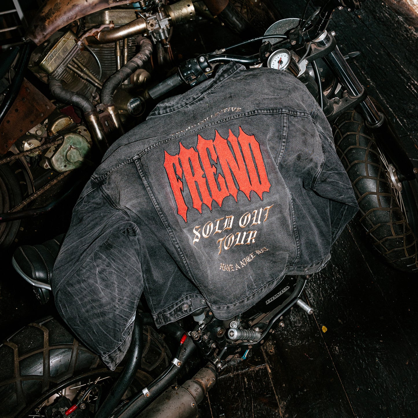 FREND TOUR JACKET WASHED CHARCOAL