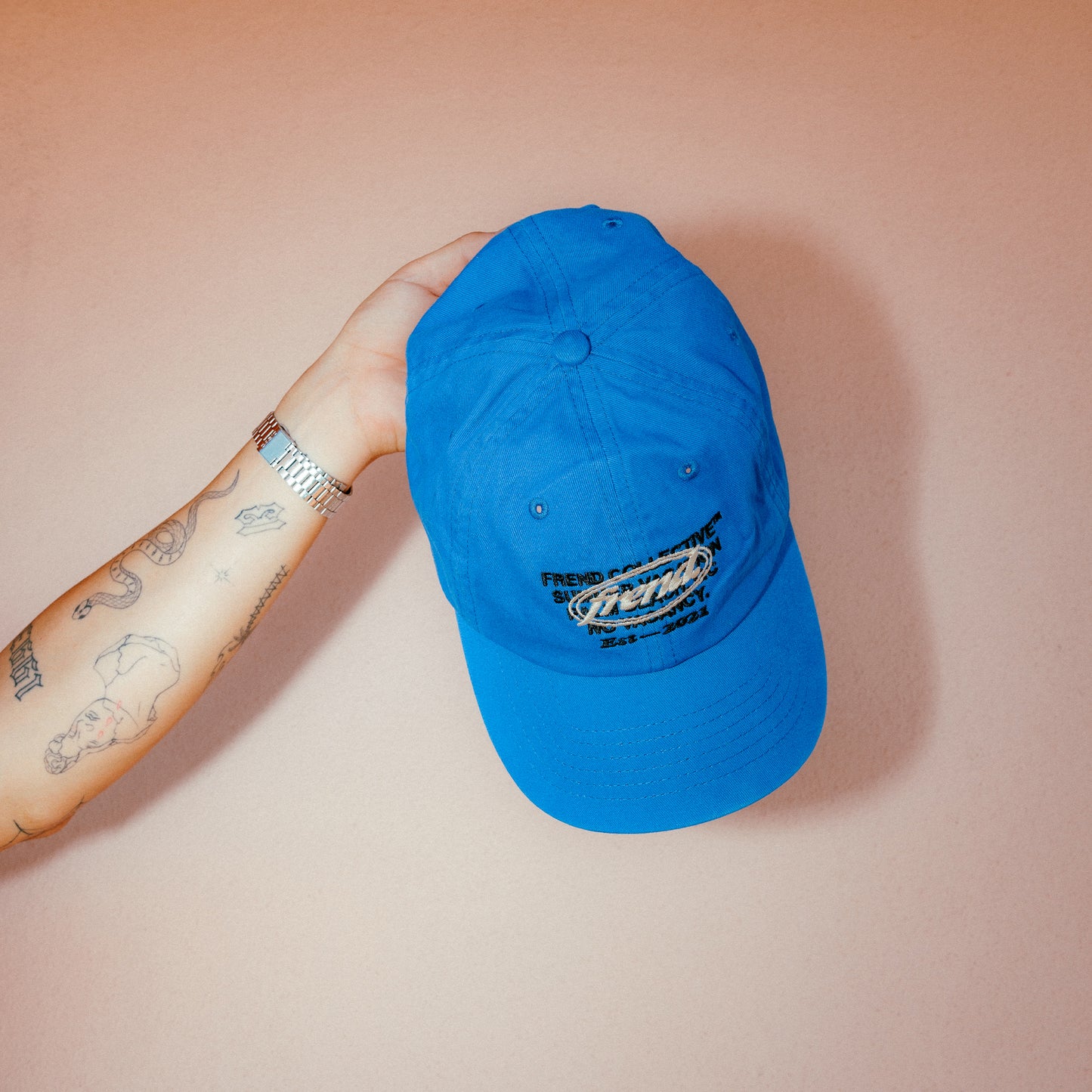 NO-VACANCY DAD CAP COBALT