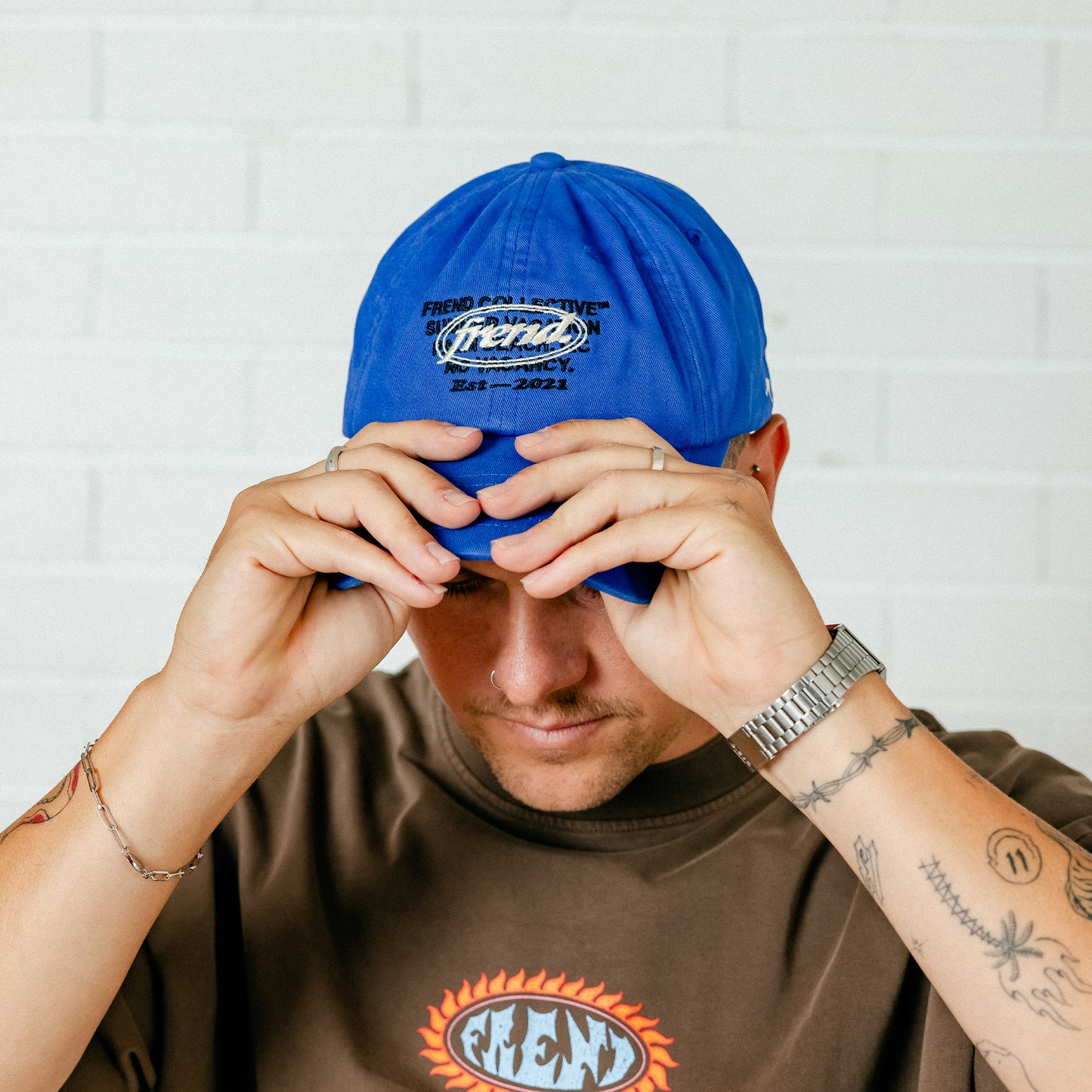 NO-VACANCY DAD CAP COBALT