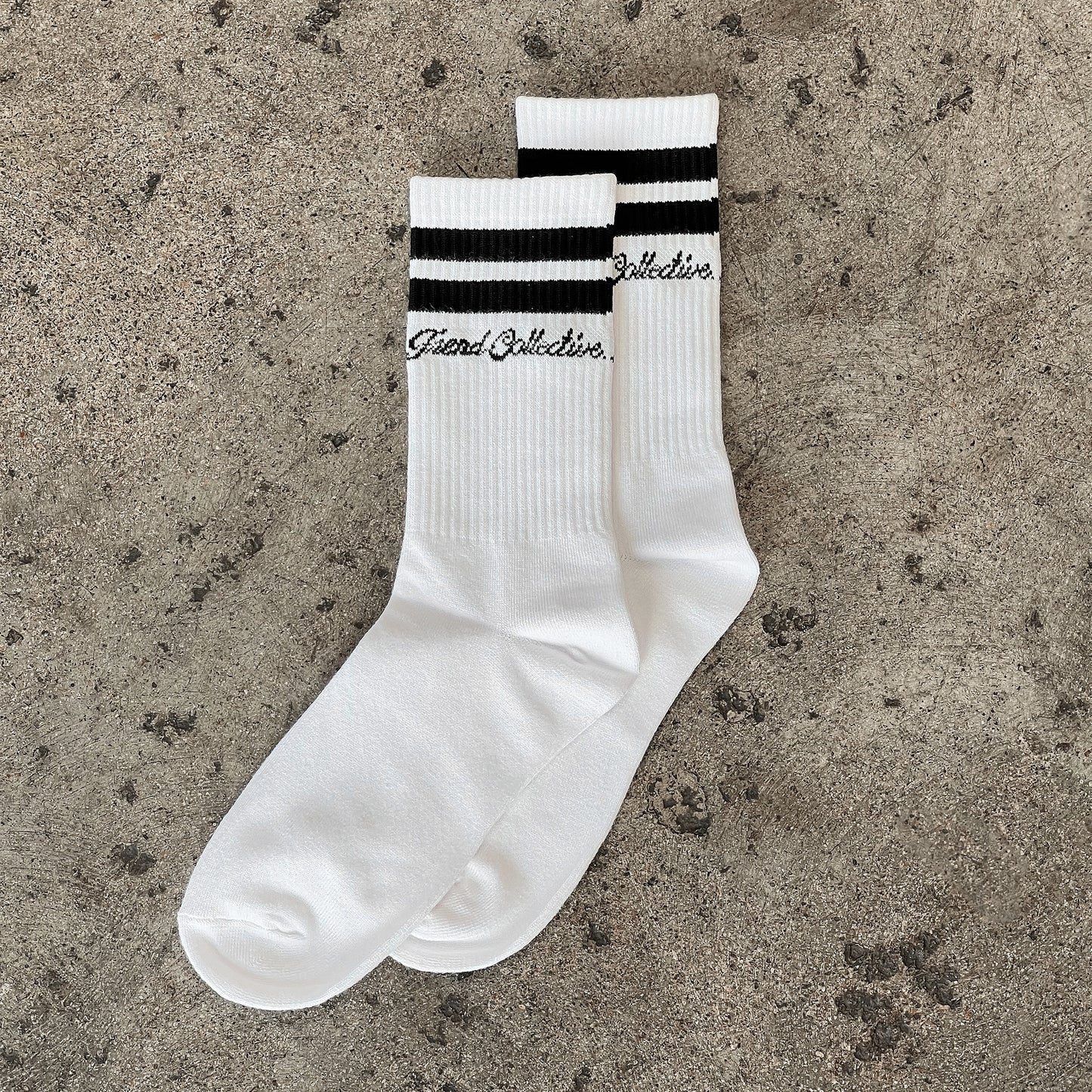 SIGNATURE CREW SOCKS WHITE