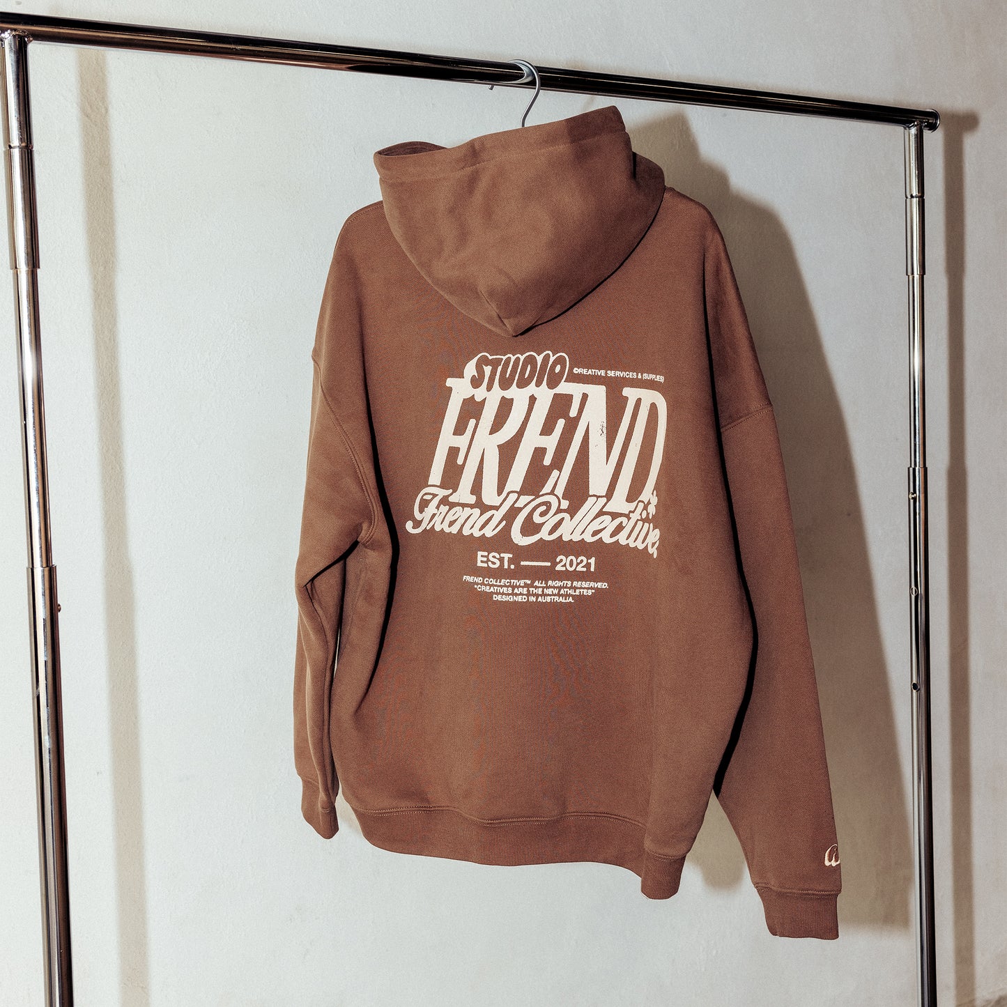 FREND SIGNATURE HOODIE - COFFEE